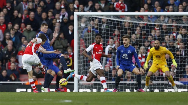 توماس روسیچکی|آرسنال 2 - 0 اورتون / لیگ جزیره