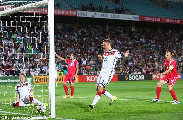 ماكس كروز|جبل الطارق 0 - 7 آلمان / مقدماتی جام ملت های اروپا