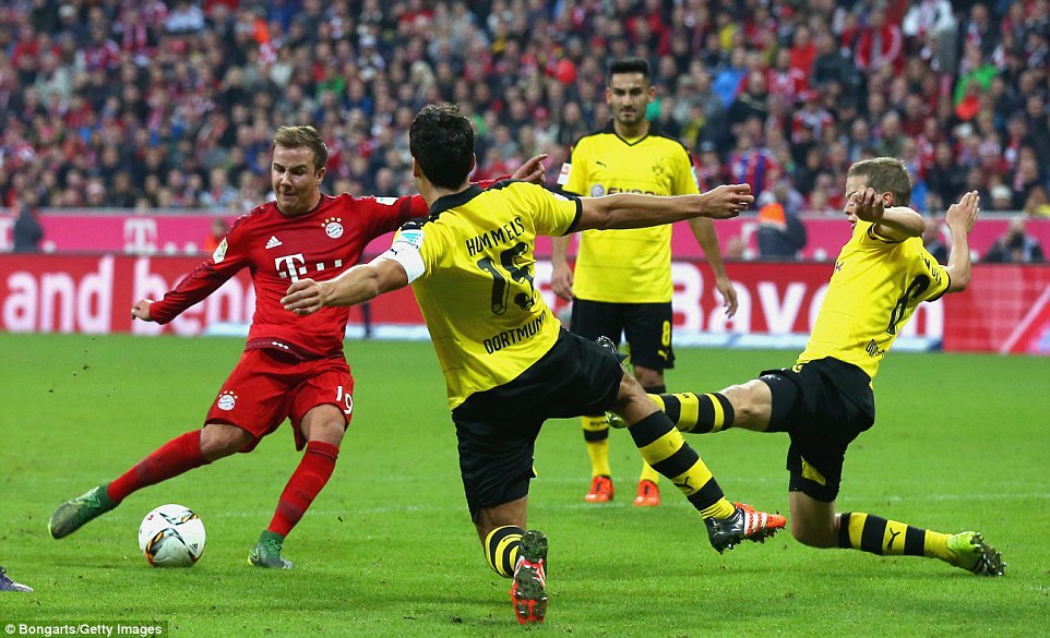 ماریو گوتزه|بایرن مونیخ 5 - 1 بوروسيا دورتموند / بوندس لیگا