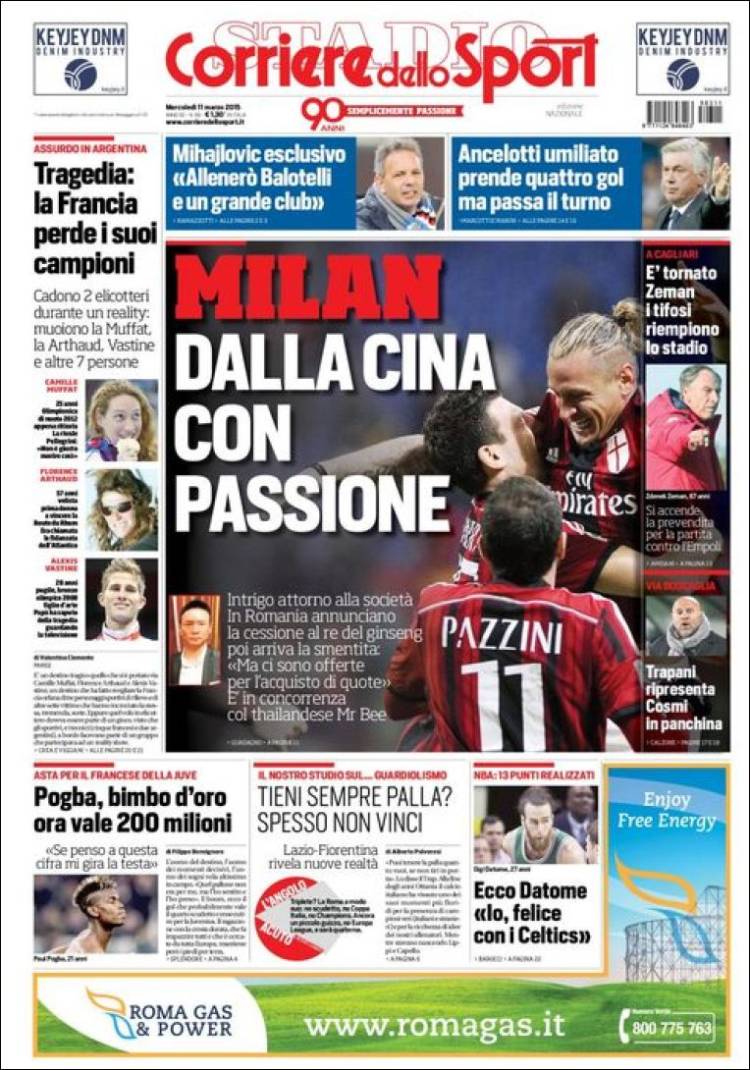 کوریه‌ره دلو اسپورت