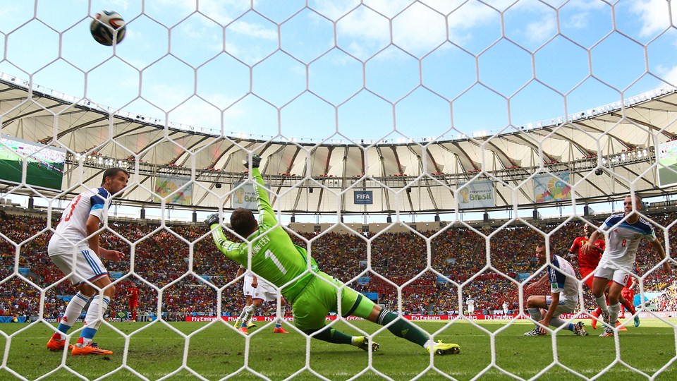 دیوک اوریگی|لحظه به ثمر رسیدن گل بلژیک توسط دایوُک اوریجای.