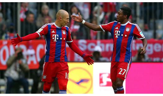 دیوید آلابا|بایرن مونیخ 8 - 0 هامبورگ / بوندسلیگا