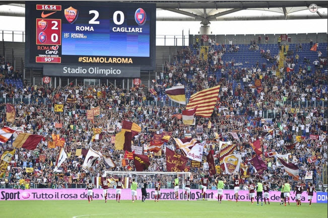 هواداران رم|رم 2-0 کالیاری /  سری آ