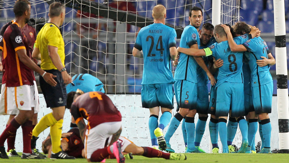 لوئیس سوار|رم 1 - 1 بارسلونا / لیگ قهرمانان