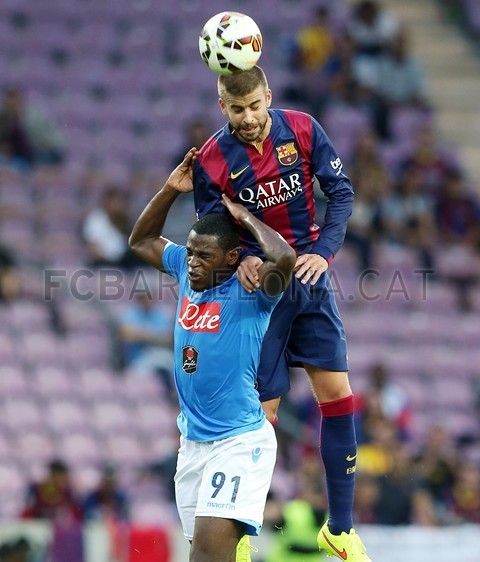 جرارد پیکه|بارسلونا 0-1 ناپولی / دیدار دوستانه