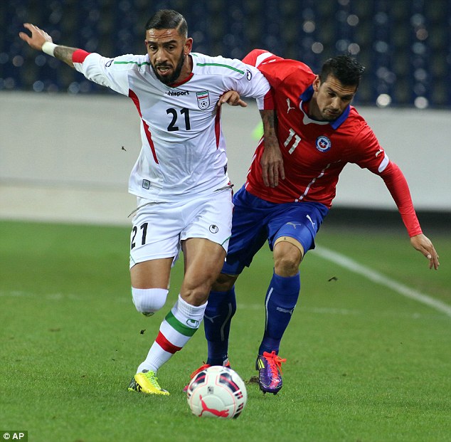 اشکان دژاگه|ایران 2 - 0 شیلی / بازی دوستانه