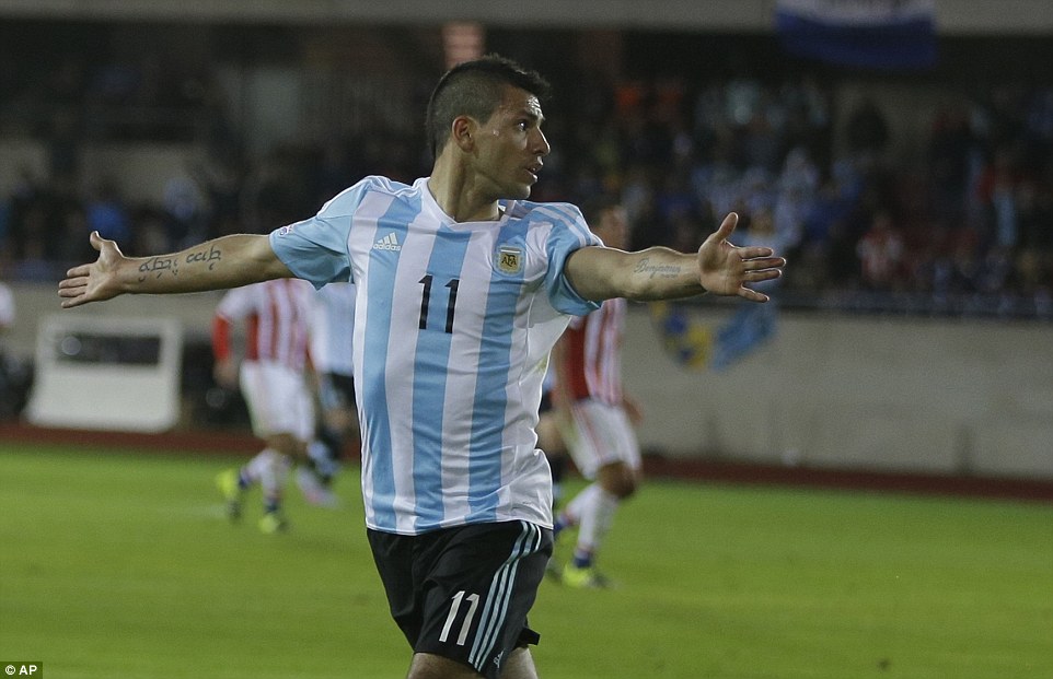 سرخیو آگوئرو|آرژانتین 2 - 2 پاراگوئه / کوپا آمریکا