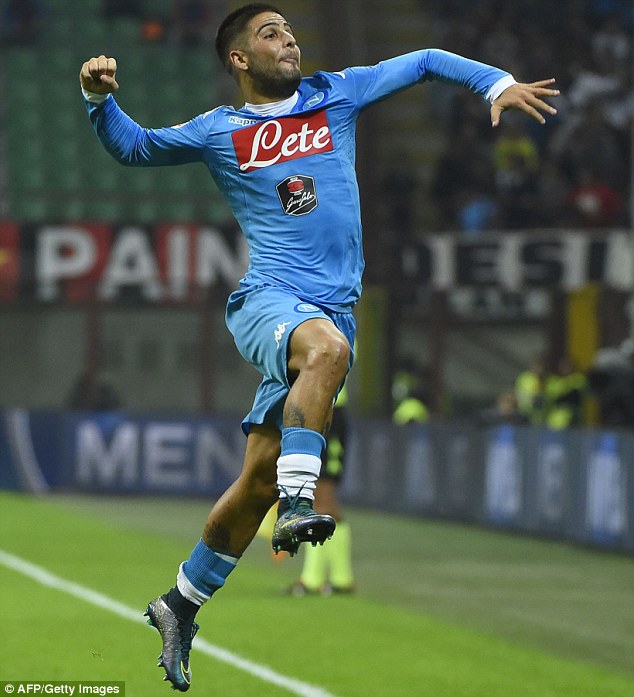 لرنزو اینسینیه|میلان 0 - 4 ناپولی / سری آ