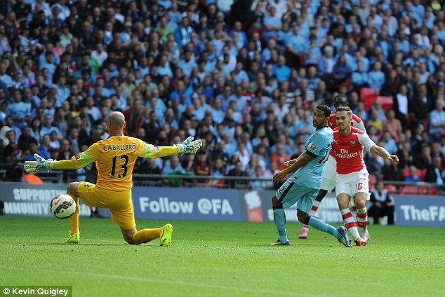 آرون رمزی|آرسنال 3-0 منچستر سیتی / جام خیریه