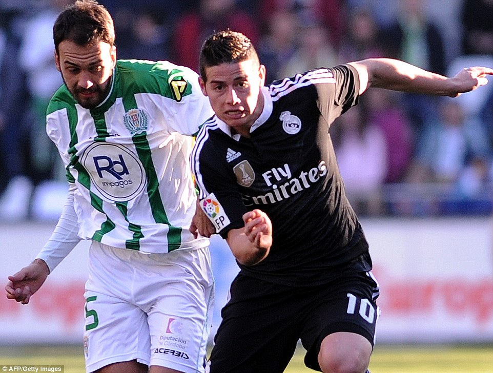 جیمز رودریگز|کوردوبا 1 - 2 رئال مادرید / لالیگا