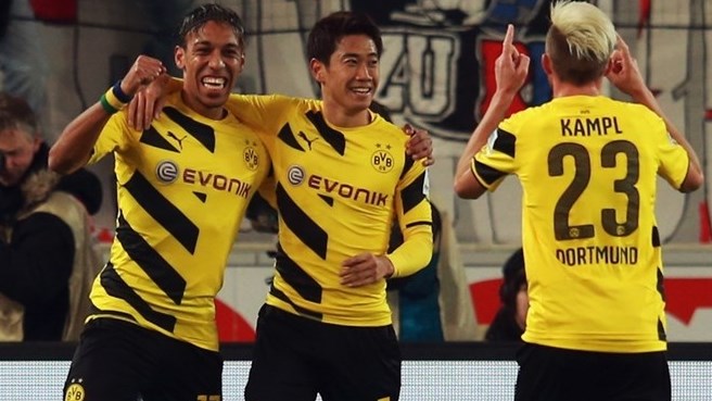 پیر امریک اوباميانگ|اشتوتگارت 2 - 3 بوروسيا دورتموند / بوندسلیگا