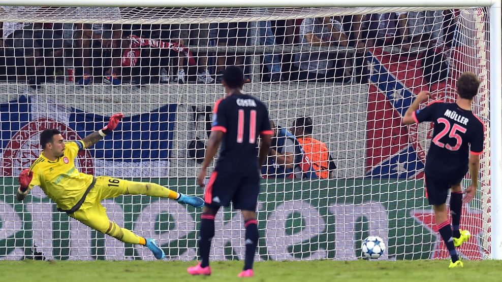 توماس مولر|المپیاکوس 0 - 3 بایرن مونیخ / لیگ قهرمانان