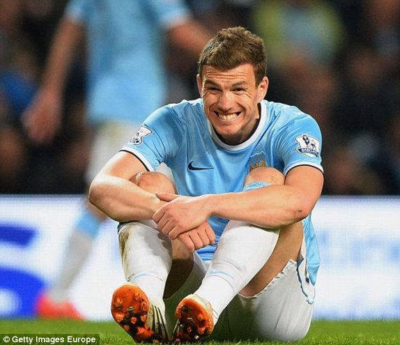 ادین ژکو|ناراحتی ادین ژکوبه خاطر بدشانسیش در امر گلزنی