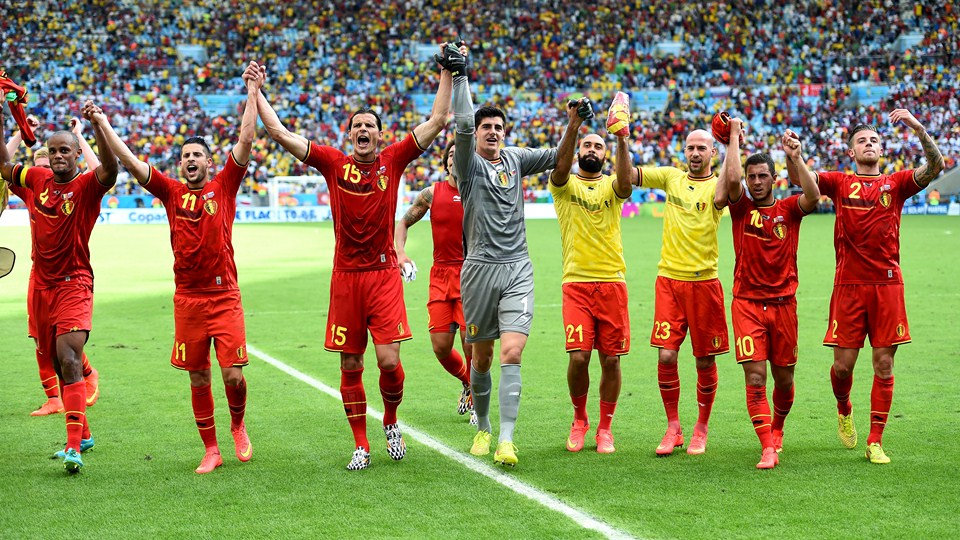 بلژیک|جواب بازیکنان تیم ملی بلژیک به ابراز احساسات هواداران تیمشان .