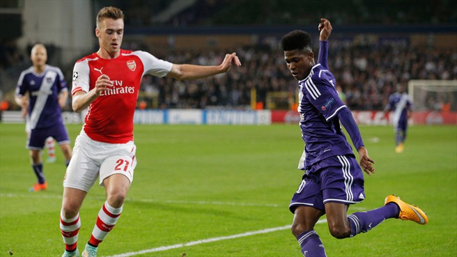 کالوم چمبرز|اندرلخت 1-2 آرسنال / لیگ قهرمانان