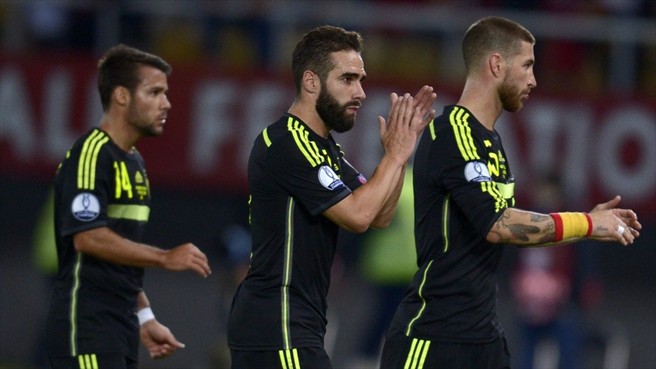 سرخیو راموس|مقدونیه 0 - 1 اسپانیا / مقدماتی یورو 2016