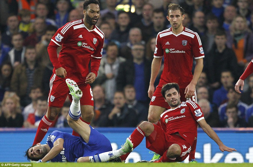 دیگو کاستا|چلسی 2 - 0 وست برومویچ / لیگ جزیره