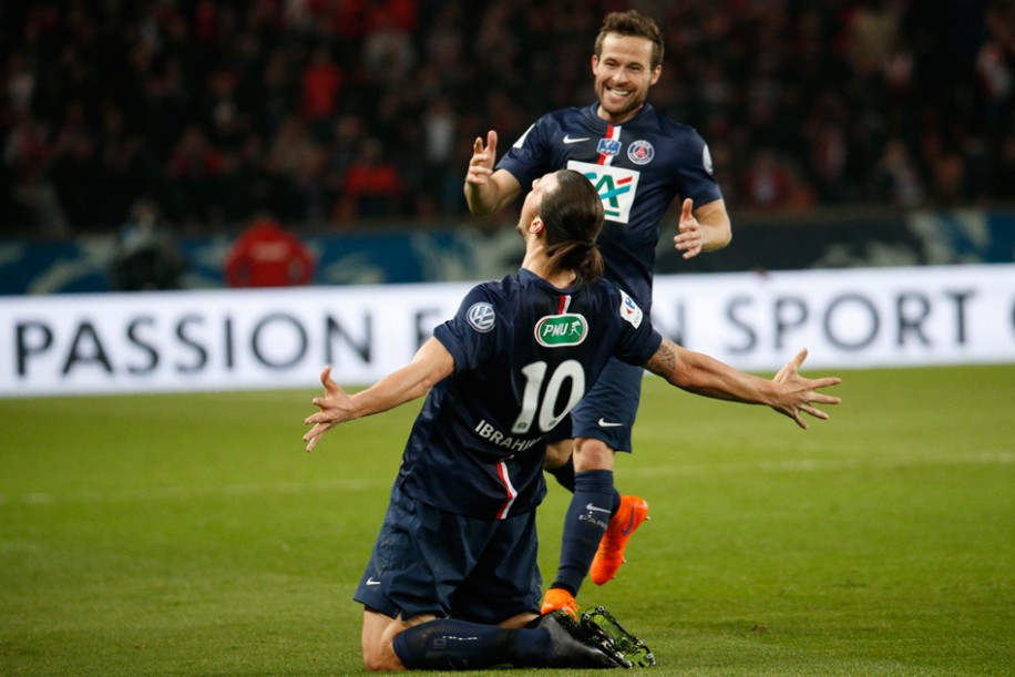 زلاتان ایبراهیموویچ|پاریس سن ژرمن 4 - 1 سنت ایتن / جام حذفی