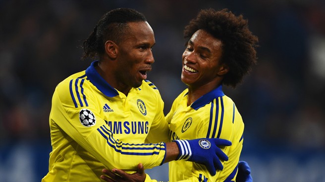 ديديه دروگبا - ویلیان|شالکه 0 - 5 چلسی / لیگ قهرمانان