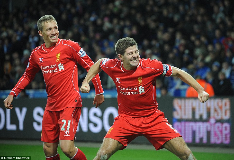 استیون جرارد|لستر سیتی 1 - 3 لیورپول / لیگ جزیره