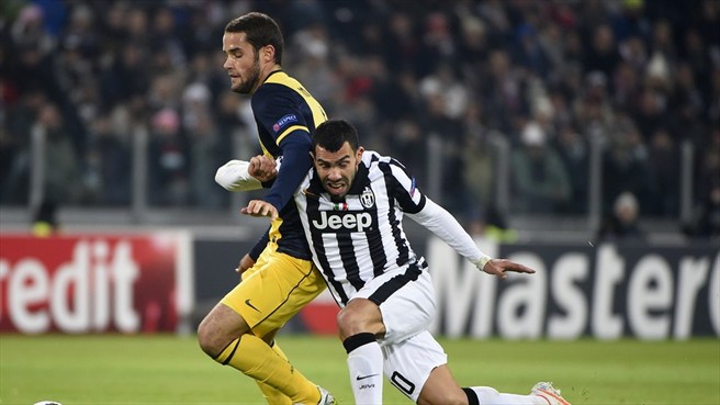 کارلوس توز|یوونتوس 0 - 0 اتلتیکو مادرید / لیگ قهرمانان