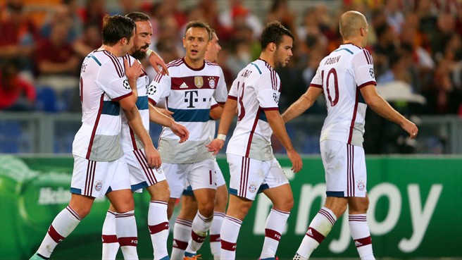 فرانک ريبری|رم 1 - 7 بایرن مونیخ / لیگ قهرمانان