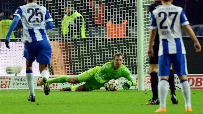 مانوئل نویر|هرتابرلين 0 - 1 بایرن مونیخ / بوندسلیگا