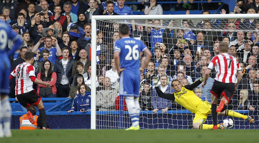 جان تری - مارک شوارزر - فابیو بورینی|صحنه باز شدن دروازه چلسی توسط بورینی از روی نقطه پنالتی