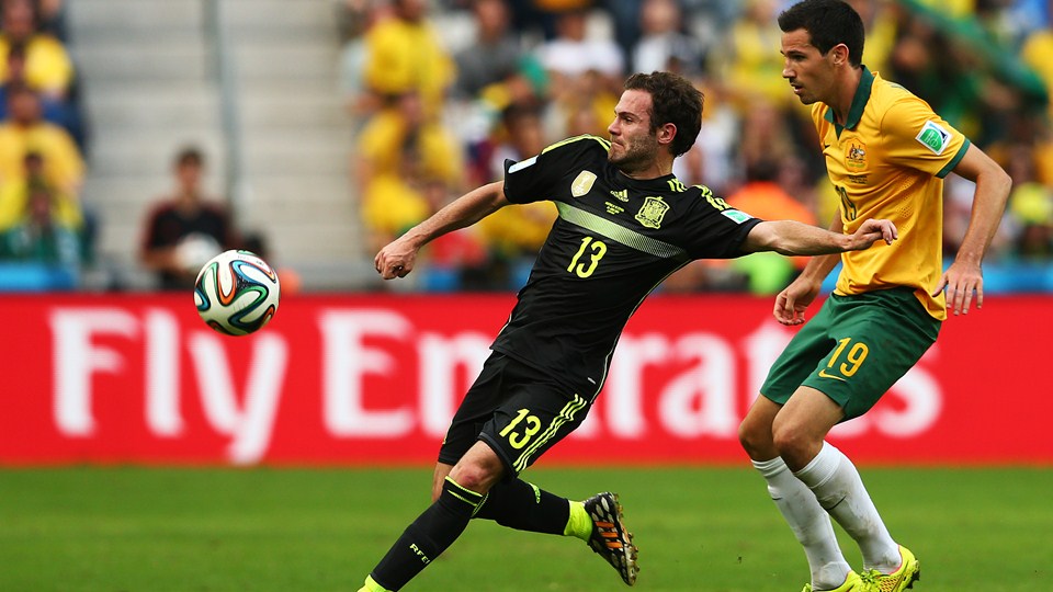 خوان ماتا|استرالیا 0-3 اسپانیا / مرحله گروهی جام جهانی