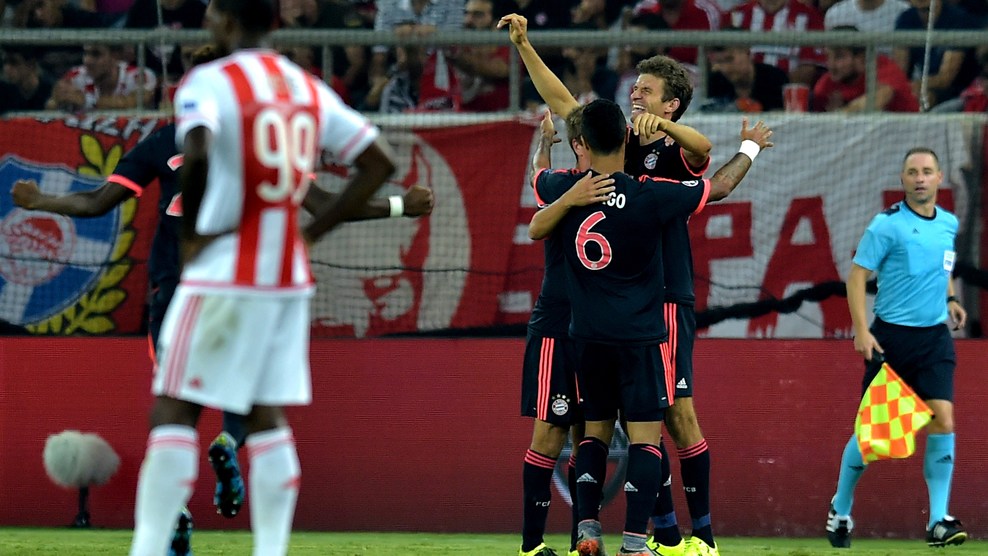 توماس مولر|المپیاکوس 0 - 3 بایرن مونیخ / لیگ قهرمانان