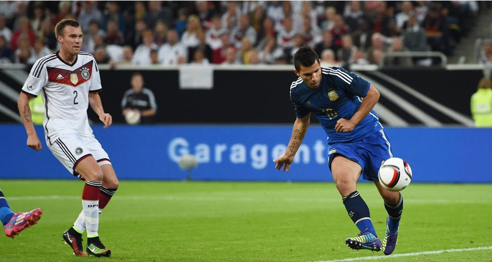 سرخیو آگوئرو|آلمان 2-4 آرژانتین / دیدار دوستانه