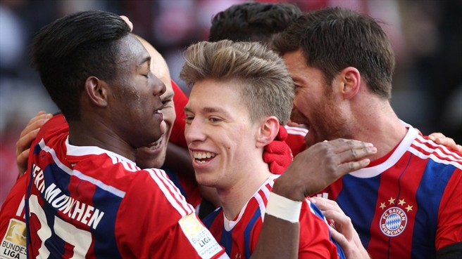 دیوید آلابا|اشتوتگارت 0 - 2 بایرن مونیخ / بوندسلیگا