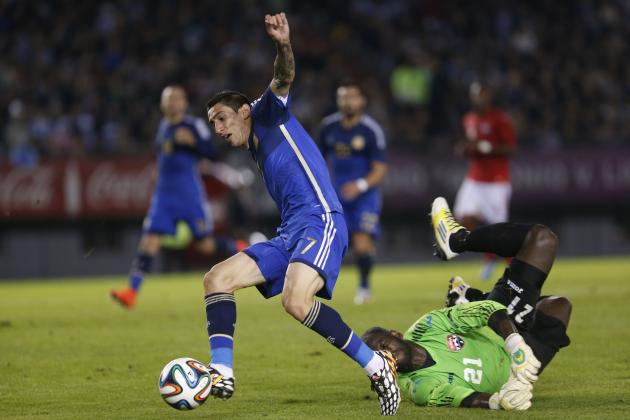 آنخل فابین دی ماریا|استارت تند و تیز دی ماریا از کناره ها در بازی مقابل ترینداد و توباگو