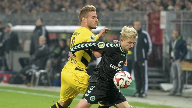 چیرو ایموبیل|سن پائولی 0 - 3 بوروسيا دورتموند / جام حذفي