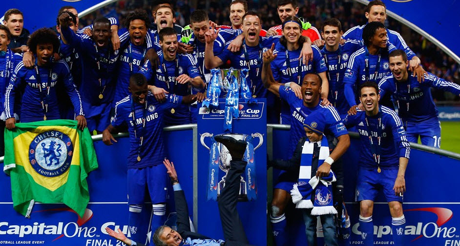 جشن قهرمانی آبی پوشان لندن|چلسی 2 - 0 تاتنهام / جام اتحادیه