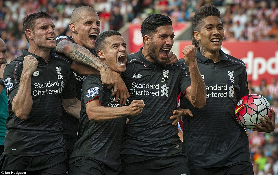 روبرتو فيرمينو - کوتینیو - جیمز میلنر|استوک سیتی 0 - 1 لیورپول /  لیگ برتر انگلستان