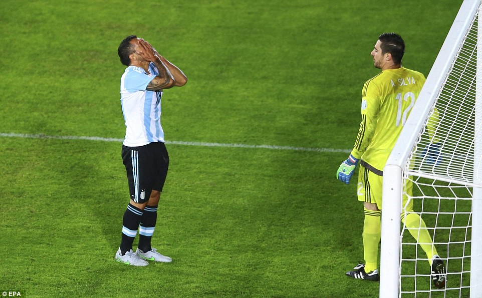 کارلوس توز|آرژانتین 2 - 2 پاراگوئه / کوپا آمریکا