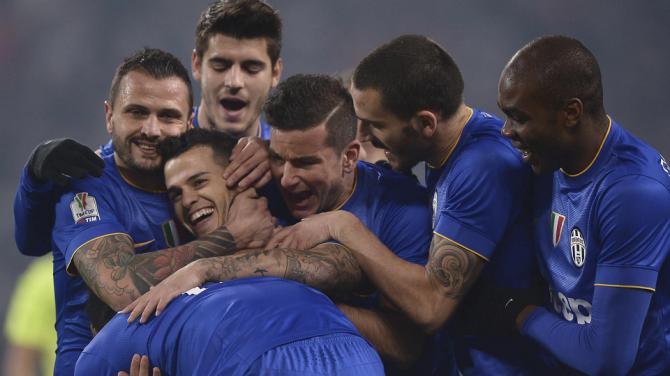 شادی بازیکنان یووه|یوونتوس 6 - 1 هلاس ورونا / جام حذفی ایتالیا