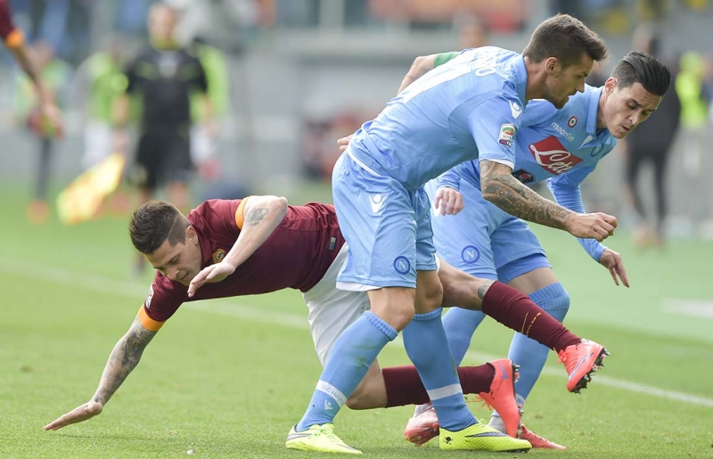 تقابل دو بازیکن|رم 1 - 0 ناپولی / سری آ