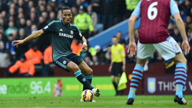 ديديه دروگبا|آستون ویلا 1 - 2 چلسی / لیگ جزیره