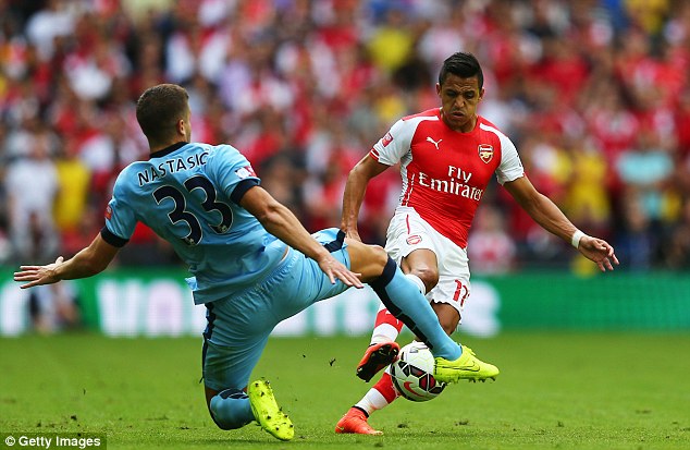 الکسیس سانچز|آرسنال 3-0 منچستر سیتی / جام خیریه