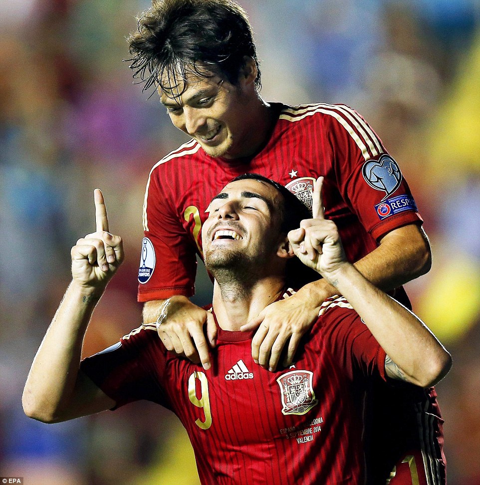 داوید سیلوا|اسپانیا 5 –1 مقدونیه / مقدماتی یورو 2016