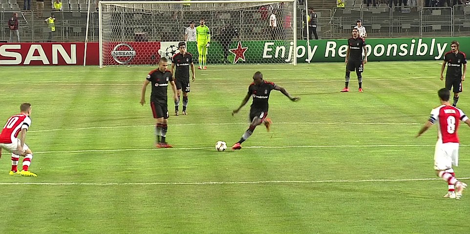 دمبا با|آرسنال 0-0 بشیکتاش / دیدار دوستانه