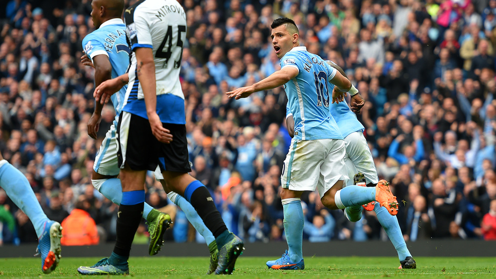 سرخیو آگوئرو|منچستر سیتی 6 - 1 نیوکاسل / لیگ جزیره