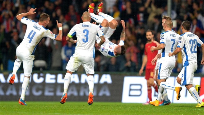 يورای كوكا|اسلواکی 2-1 اسپانیا / مقدماتی یورو 2016