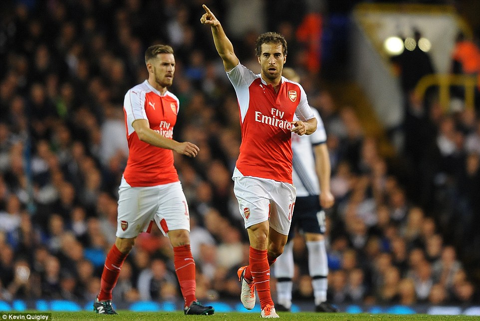 متیو فلامینی|تاتنهام 1 - 2 آرسنال / جام اتحادیه