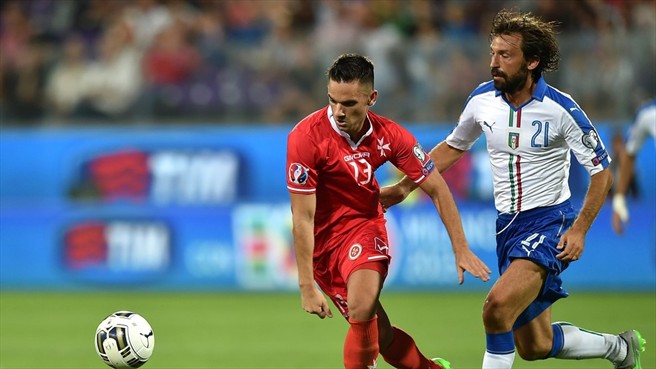 آندره آ پیرلو|ایتالیا 1 - 0 مالت / مقدماتی یورو 2016