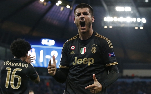 آلوارو موراتا|منچستر سیتی 1 - 2 یوونتوس / لیگ قهرمانان