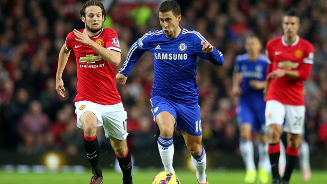 دیلی بلایند - ادن هازرد|منچستر یونایتد 1 - 1 چلسی / لیگ جزیره