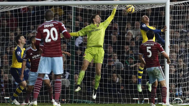 وویتخ شتزنی|وستهام 1 - 2 آرسنال / لیگ جزیره